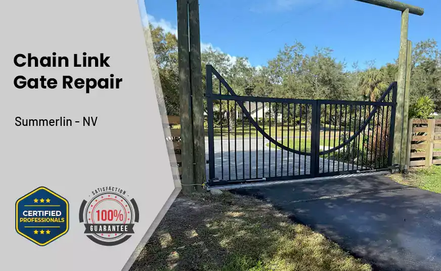 Chain Link Gate Repair Summerlin - NV