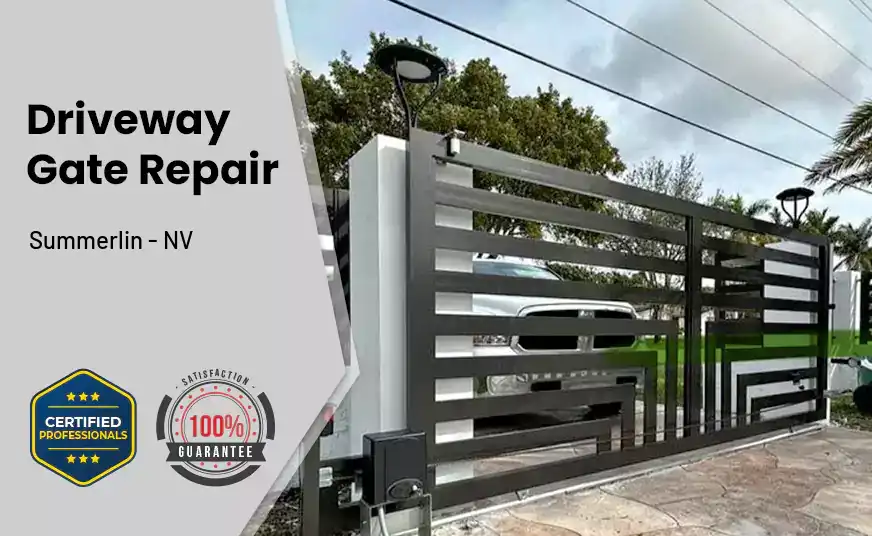 Driveway Gate Repair Summerlin - NV 