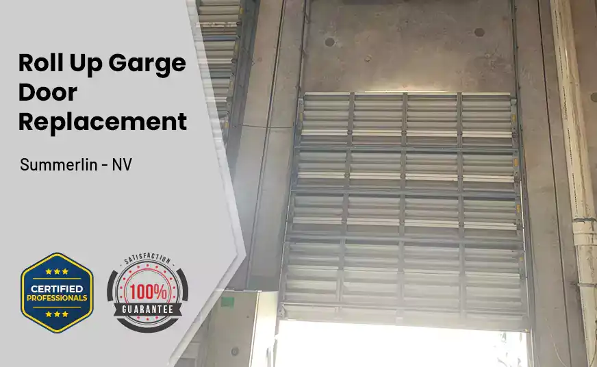 Roll Up Garage Door Replacement Summerlin - NV 